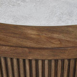 Hadonna Brown End Table finish detail