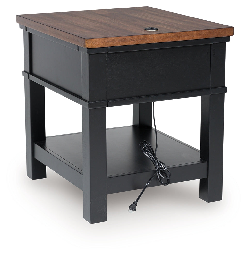 Wildenauer End Table side view open