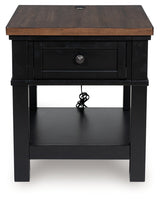 Wildenauer End Table side view closed