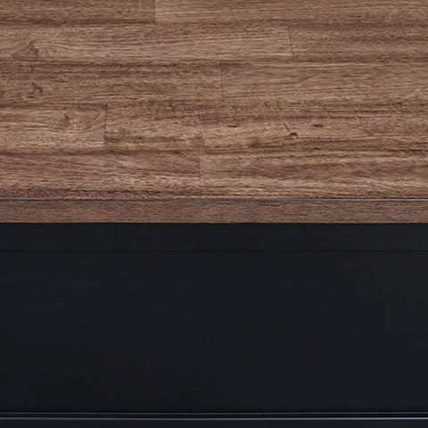 Wildenauer butcher block veneer top finish detail