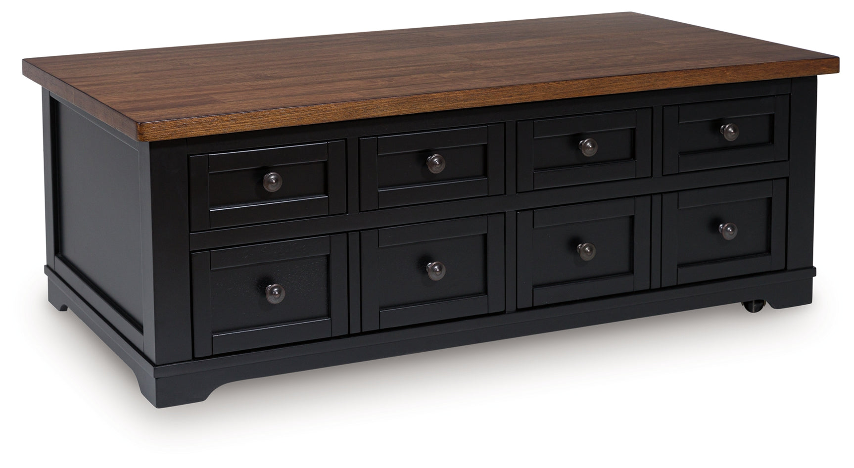 Wildenauer coffee table side angle closed view