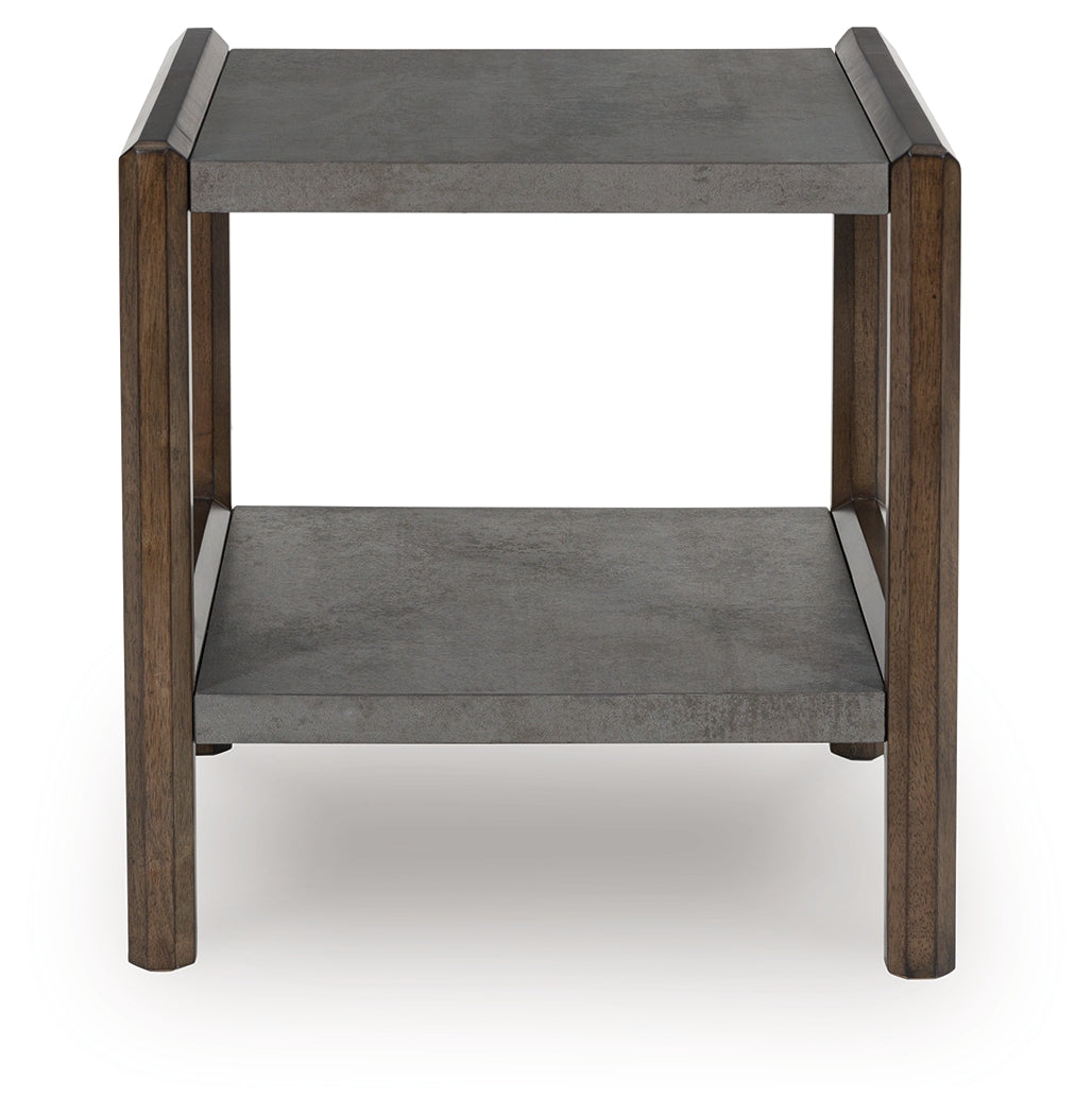 Kallenny End Table head-on view