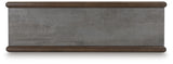 Close-up of Kallenny Sofa Table finish and texture
