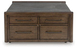 Kallenny Coffee Table side closed view