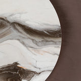 Jazmore collection finish detail showing brass and walnut textures