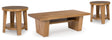 Kristiland coffee table close-up top angle