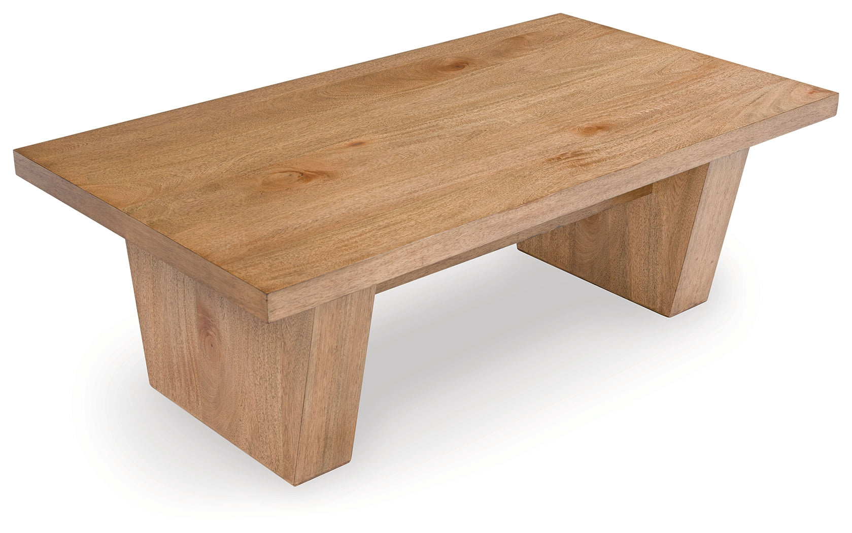 Thick chunky geometric style of Kristiland coffee table