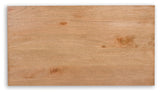 Coffee table top view