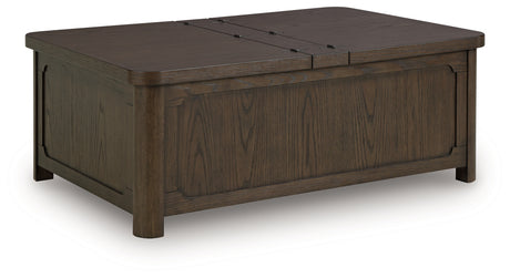 Breckington Coffee Table side angle closed