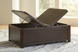 Breckington Coffee Table open storage top