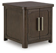 Breckington Dark Brown End Table from Decor Furniture