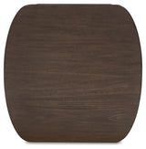 Korestone dark brown coffee table set with two matching end tables