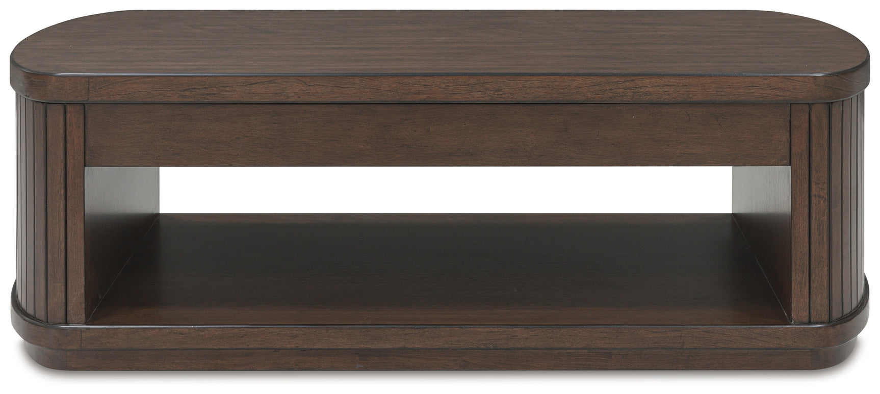Korestone dark brown coffee table set with two matching end tables