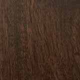 Korestone Dark Brown Coffee Table with 1 End Table finish detail