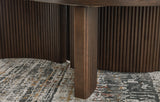 Korestone dark brown coffee table set with two matching end tables