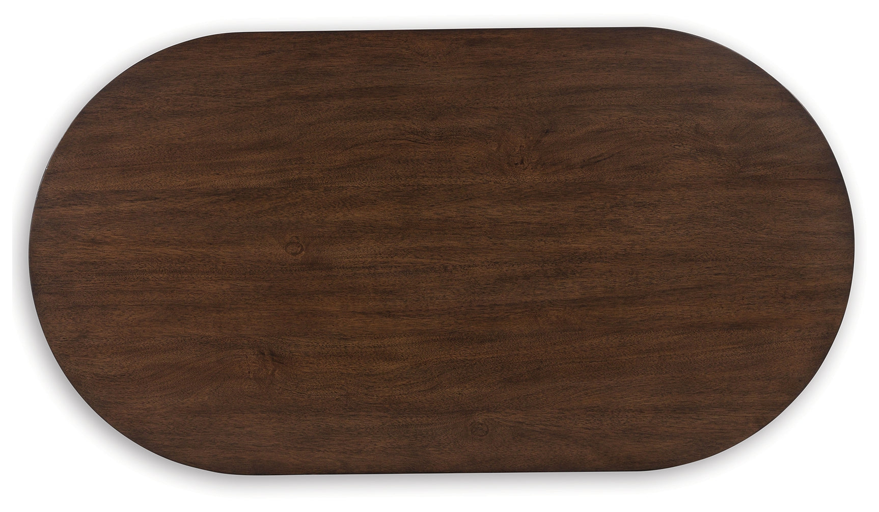 Korestone Dark Brown Oval Coffee Table