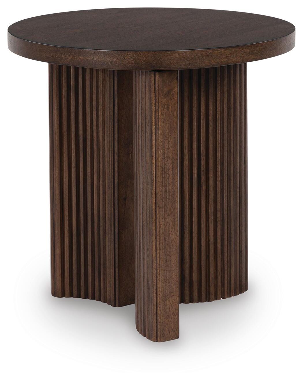 Korestone Dark Brown Coffee Table with 1 End Table view 9