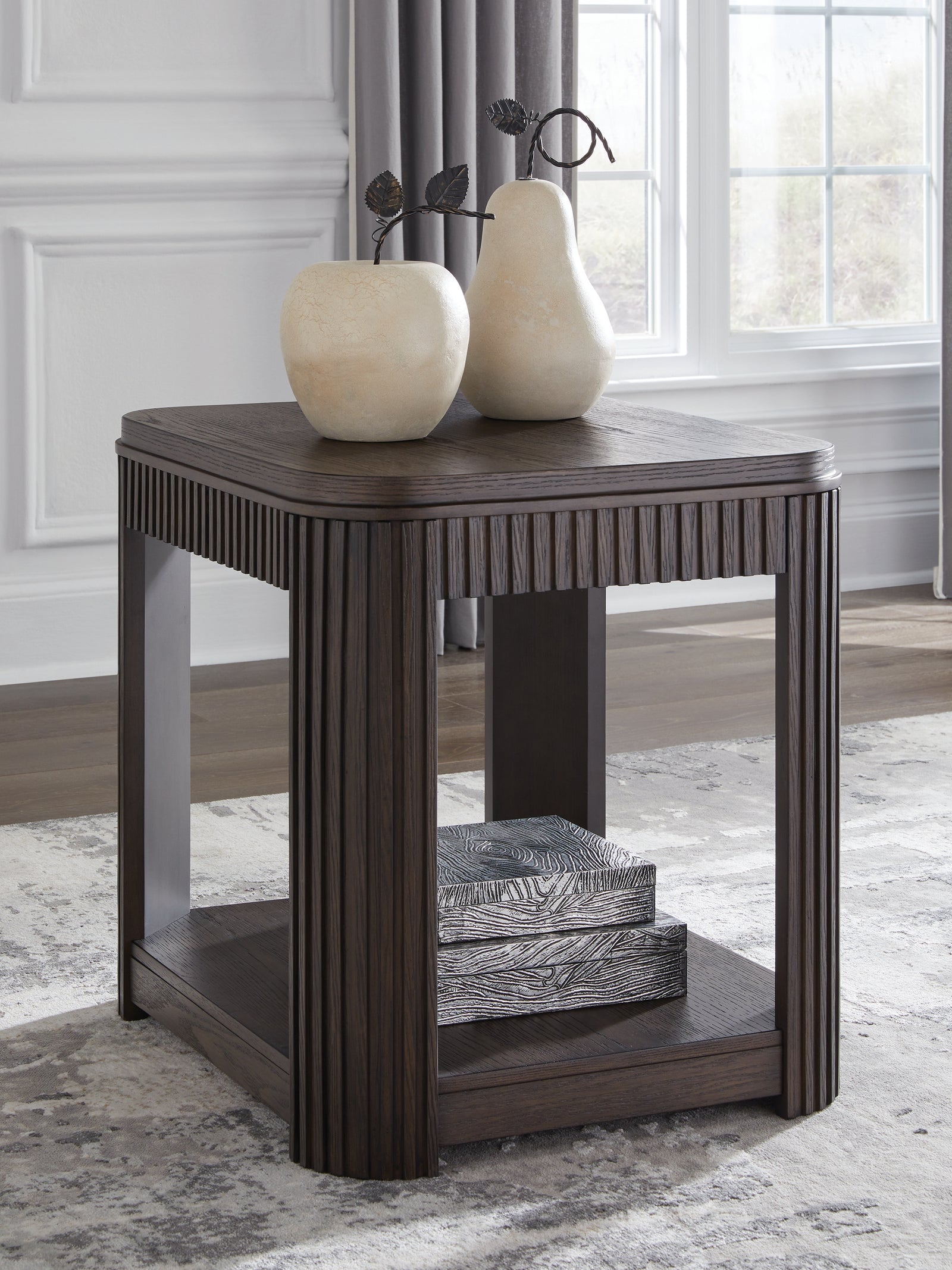 Carlibrie Warm Brown End Table