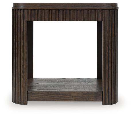Carlibrie end table side view