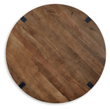 Close-up of Hanneforth Coffee Table wood grain and finish