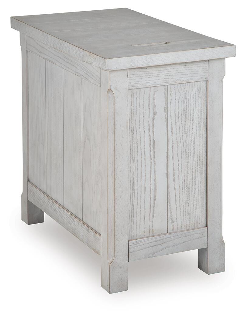 Robbinsdale Antique White Chairside End Table view 5
