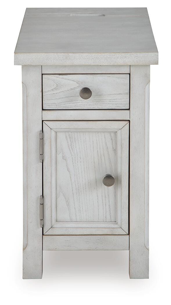 Robbinsdale Antique White Chairside End Table view 4