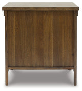 Moriville End Table back view