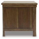 Moriville coffee table and end table full set view