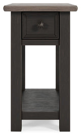 Close-up of weathered grayish brown plank top