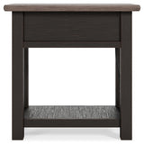 Tyler Grayish Brown/Black Creek 2 End Tables