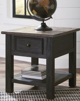 Tyler Grayish Brown/Black Creek 2 End Tables
