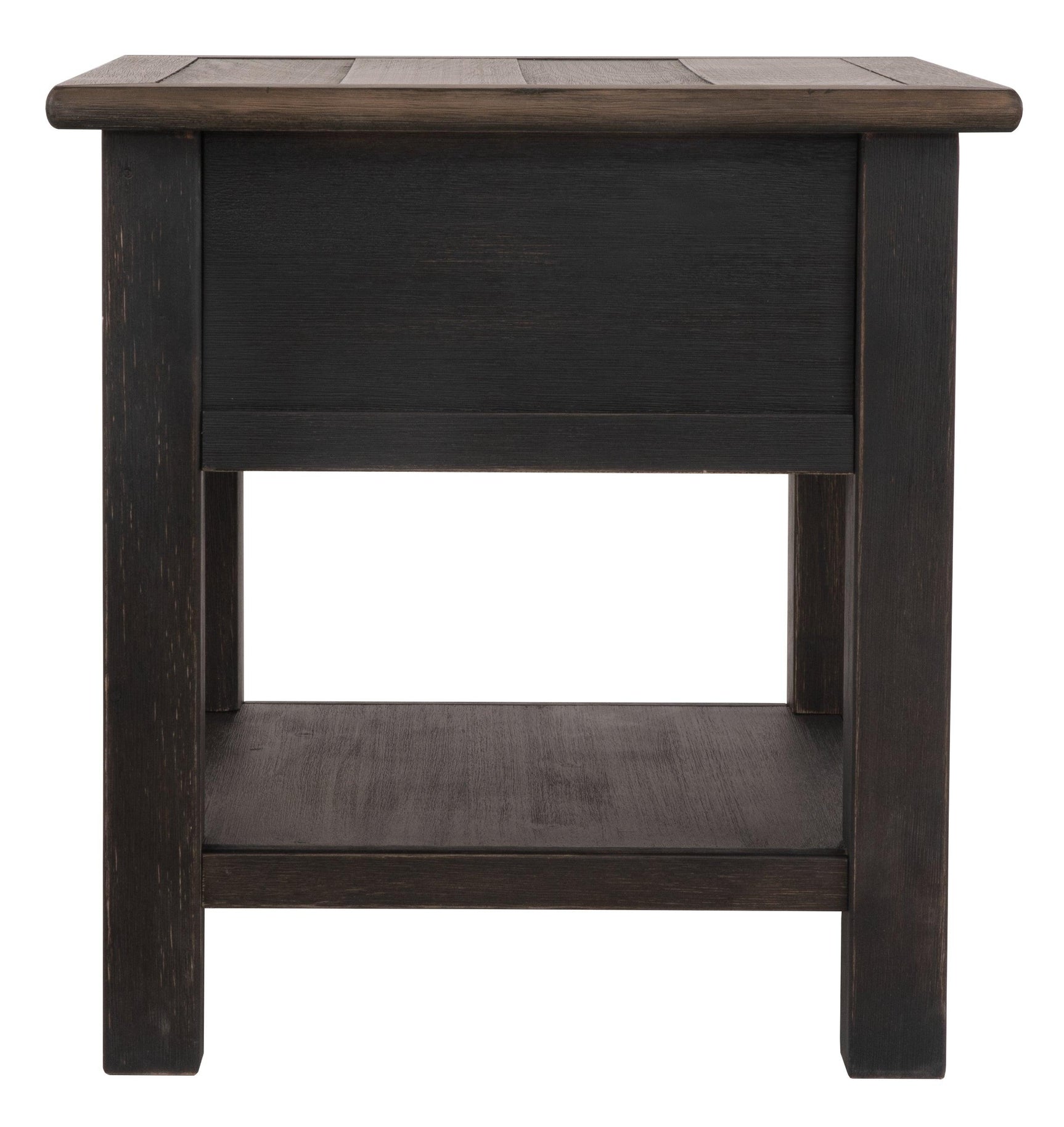 Tyler Creek back view of end table frame