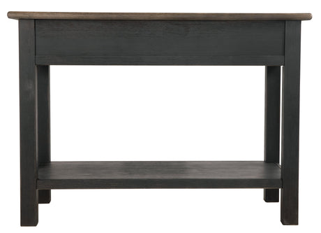 Tyler Creek Sofa Console Table back view