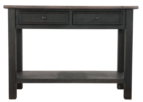 Tyler Creek Sofa Console Table head-on view