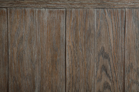 Tyler Grayish Brown and Black Creek End Tables set, front angle