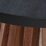 Kallari Warm Brown/Black End Table