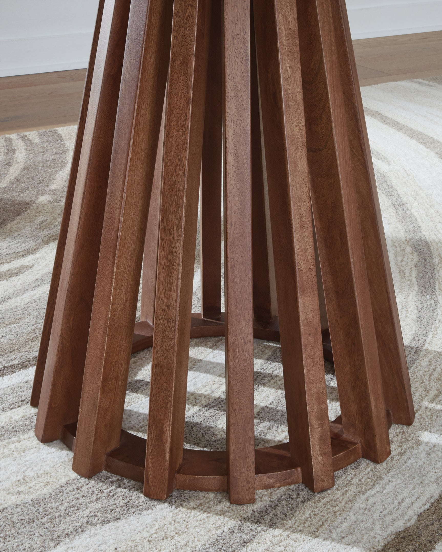 Kallari Warm Brown/Black End Table