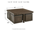 Boardernest coffee table dimensions