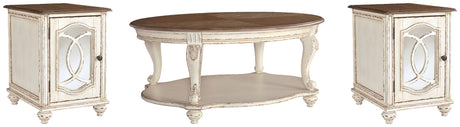 Realyn Coffee Table set angled view