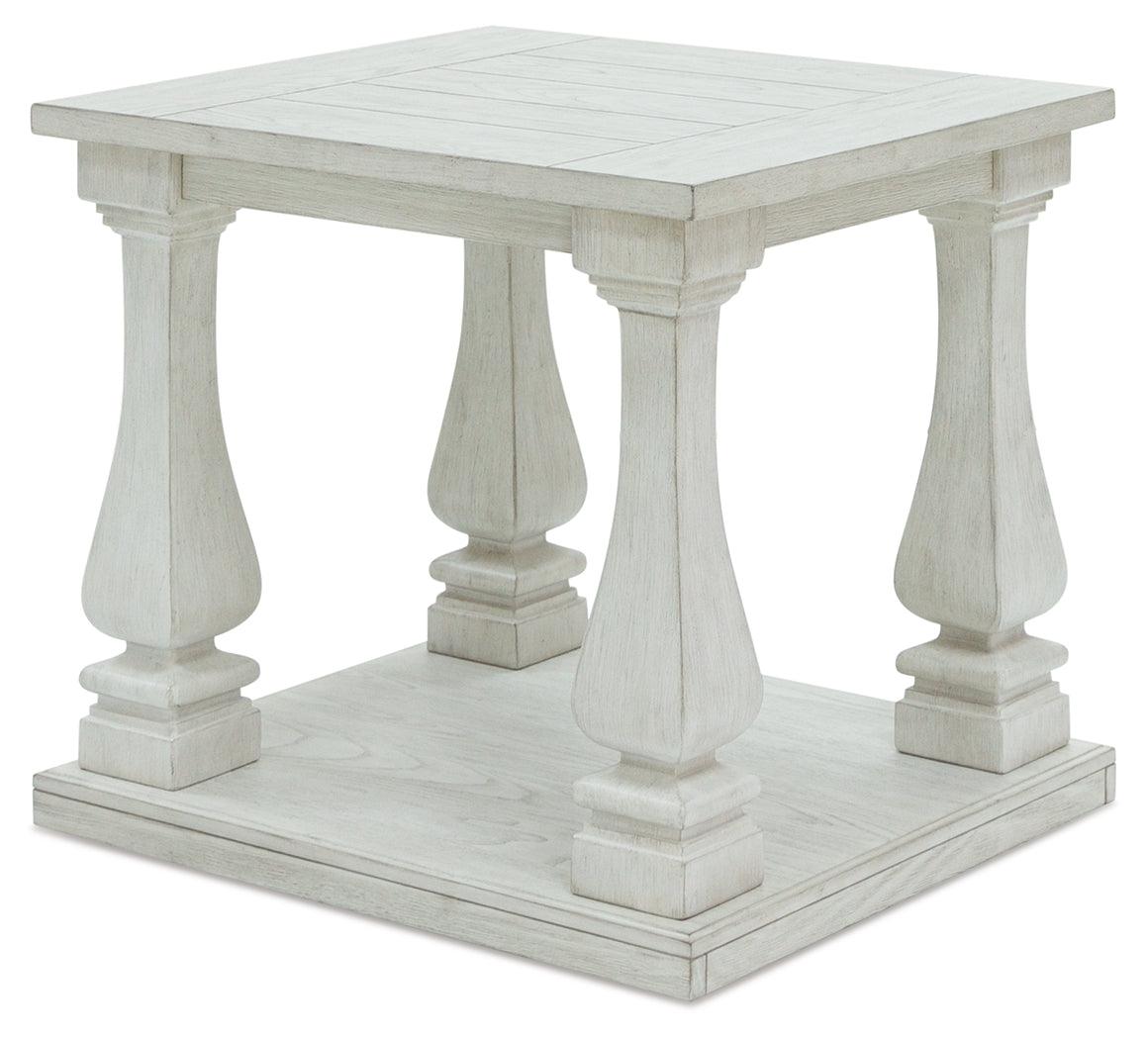 Arlendyne Antique White End Table - Ella Furniture