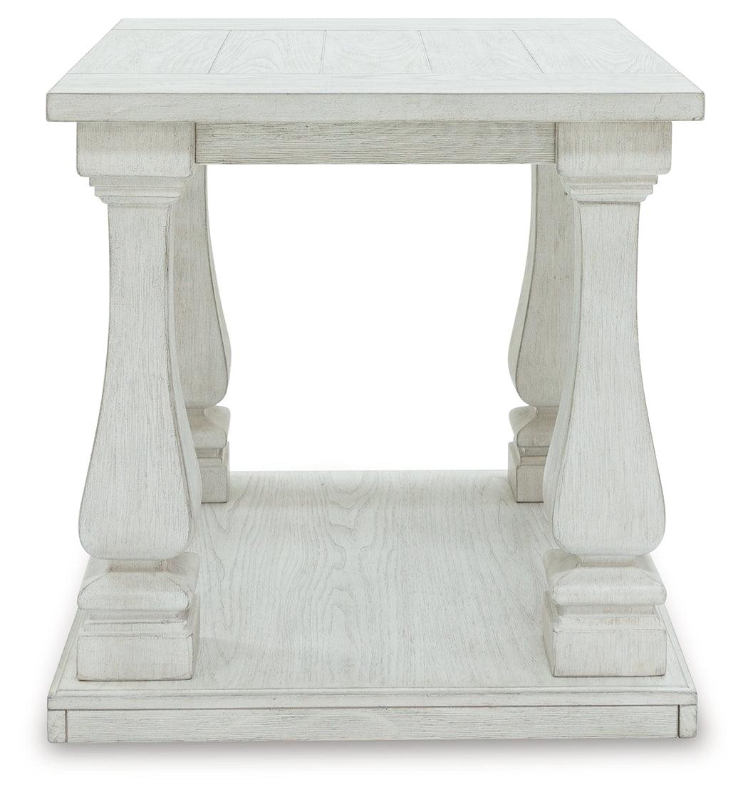 Arlendyne Antique White End Table - Ella Furniture