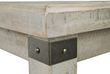 Carynhurst End Table metal bracket close-up