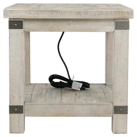 Carynhurst End Table head-on view