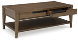 Coffee table corner detail
