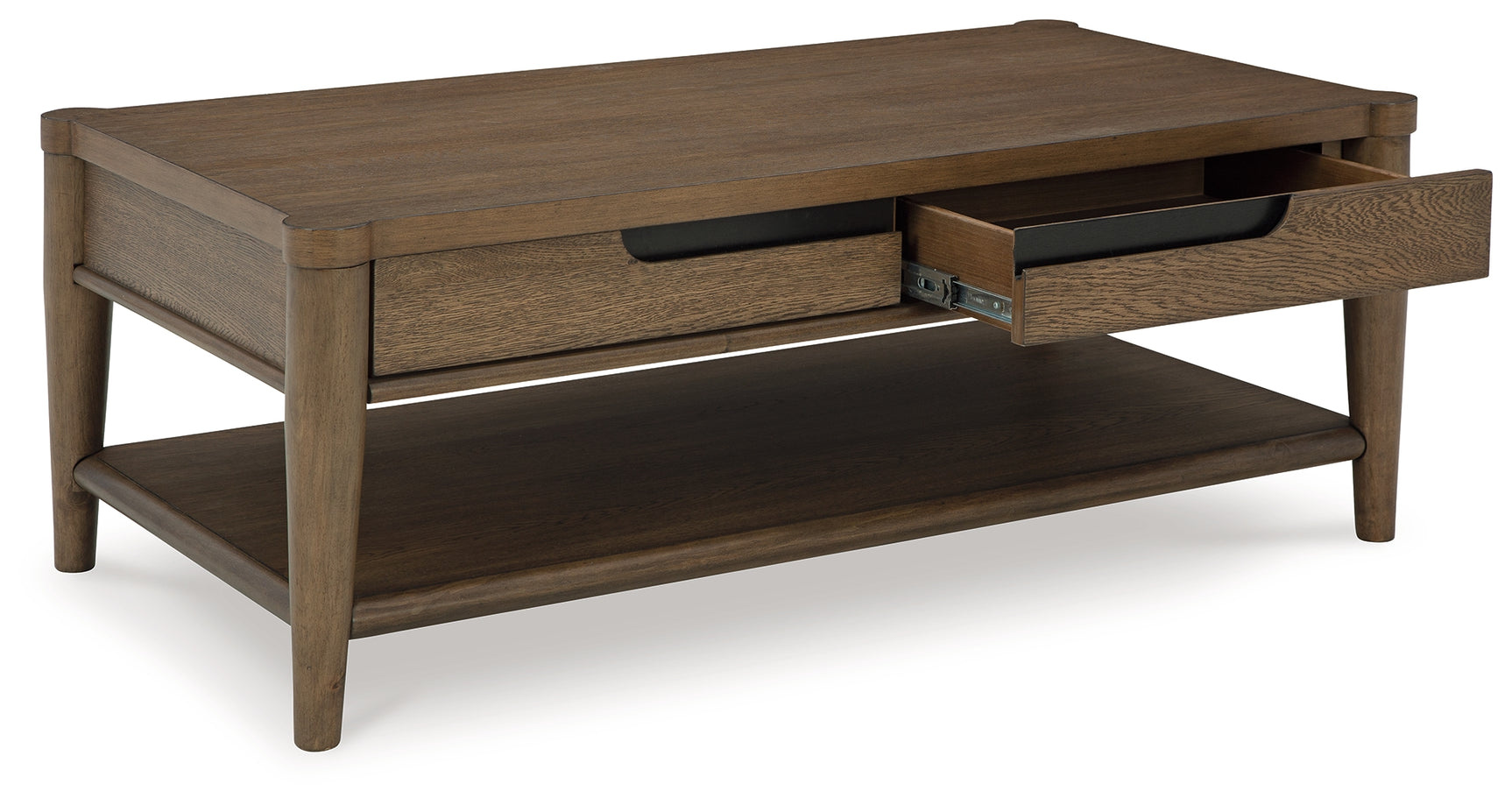 Coffee table corner detail