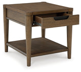Roanhowe Brown Coffee Table and End Table Set