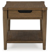 Roanhowe Brown Coffee Table and End Table Set