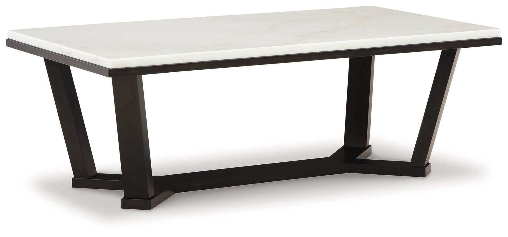Fostead Coffee Table head-on view showcasing marble surface
