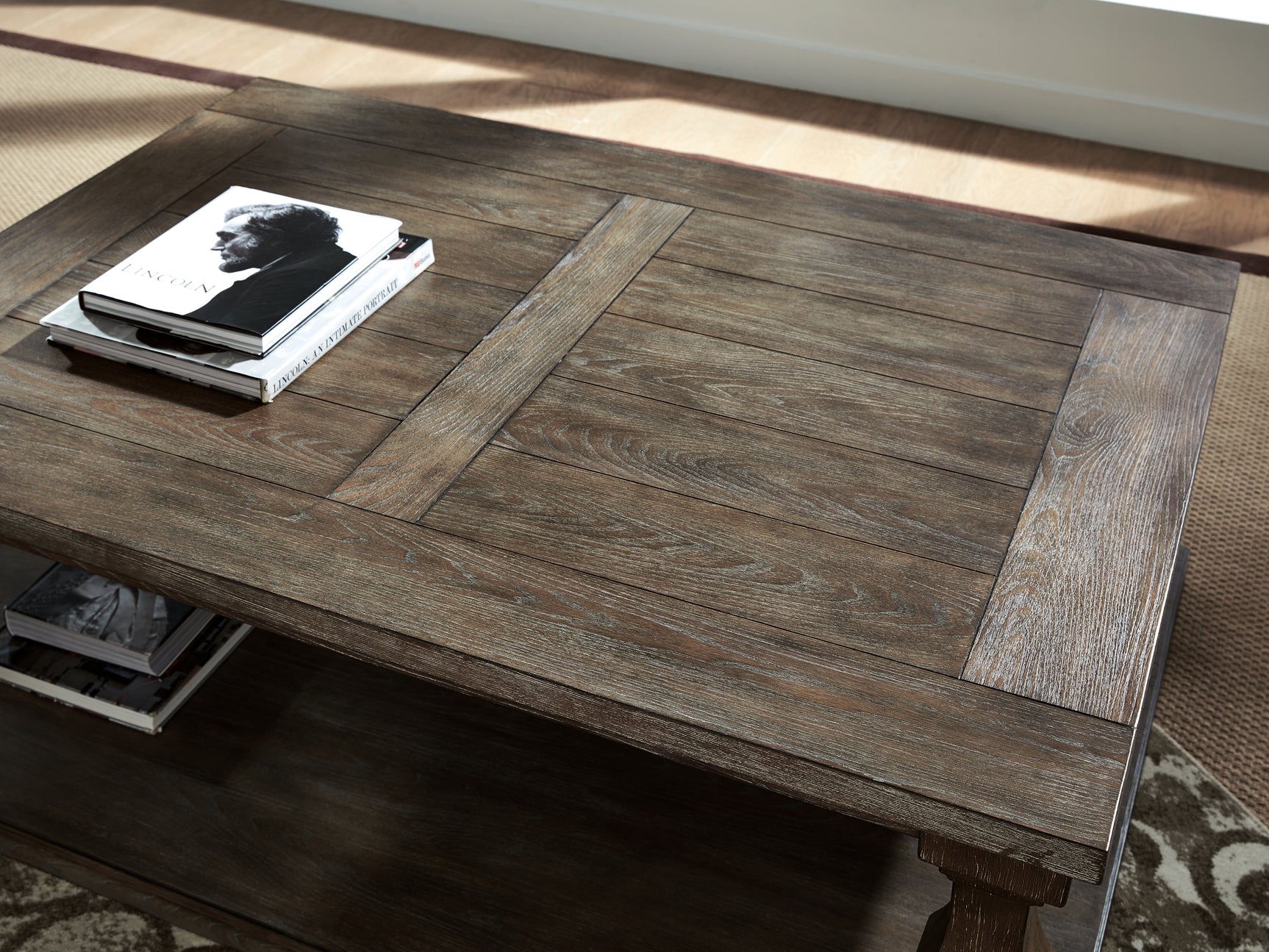 End Table top surface close-up
