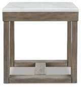 Top view showing natural veining on marble surface